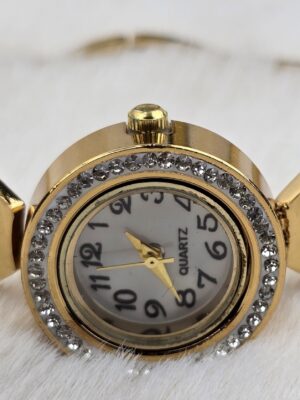 Watch Design Crystal-Encrusted Bracelet (Br-015)