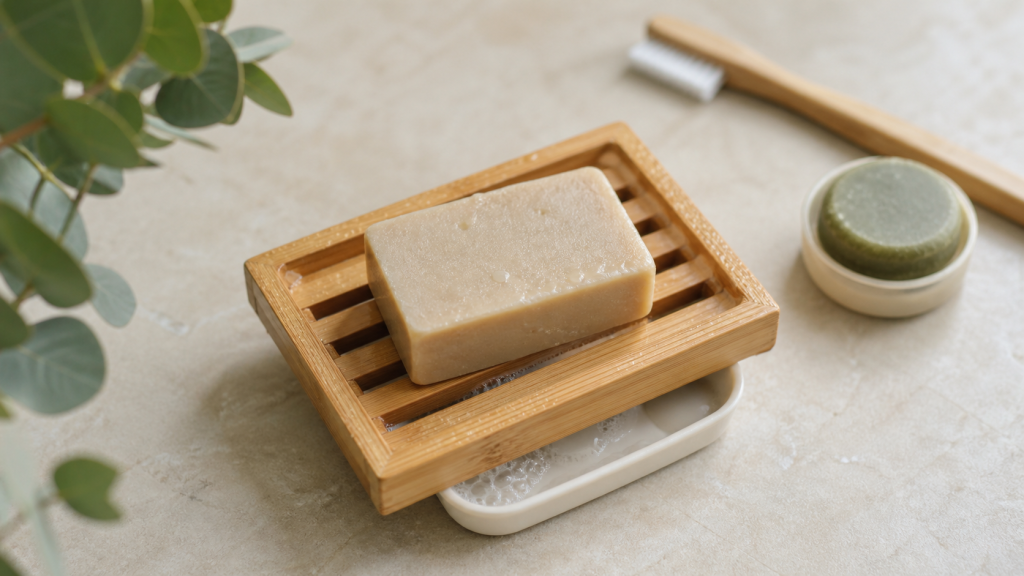 Avec égouttoir, quadrillage ou support simple, quel porte-savon en bambou choisir ?