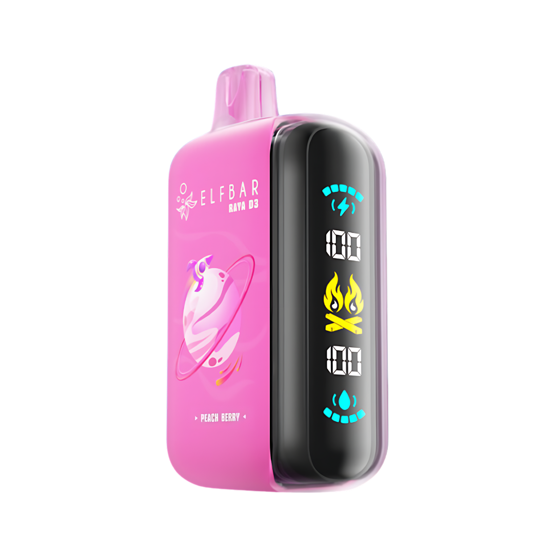 ELF BAR RAYA D3 25000 Peach Berry