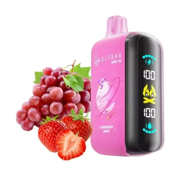 ELF BAR RAYA D3 25000 Strawberry Grape