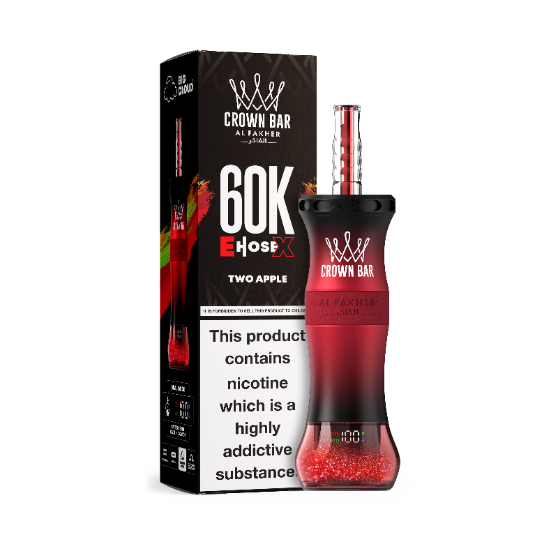 AL Fakher 60K E-Hose X Two Apple