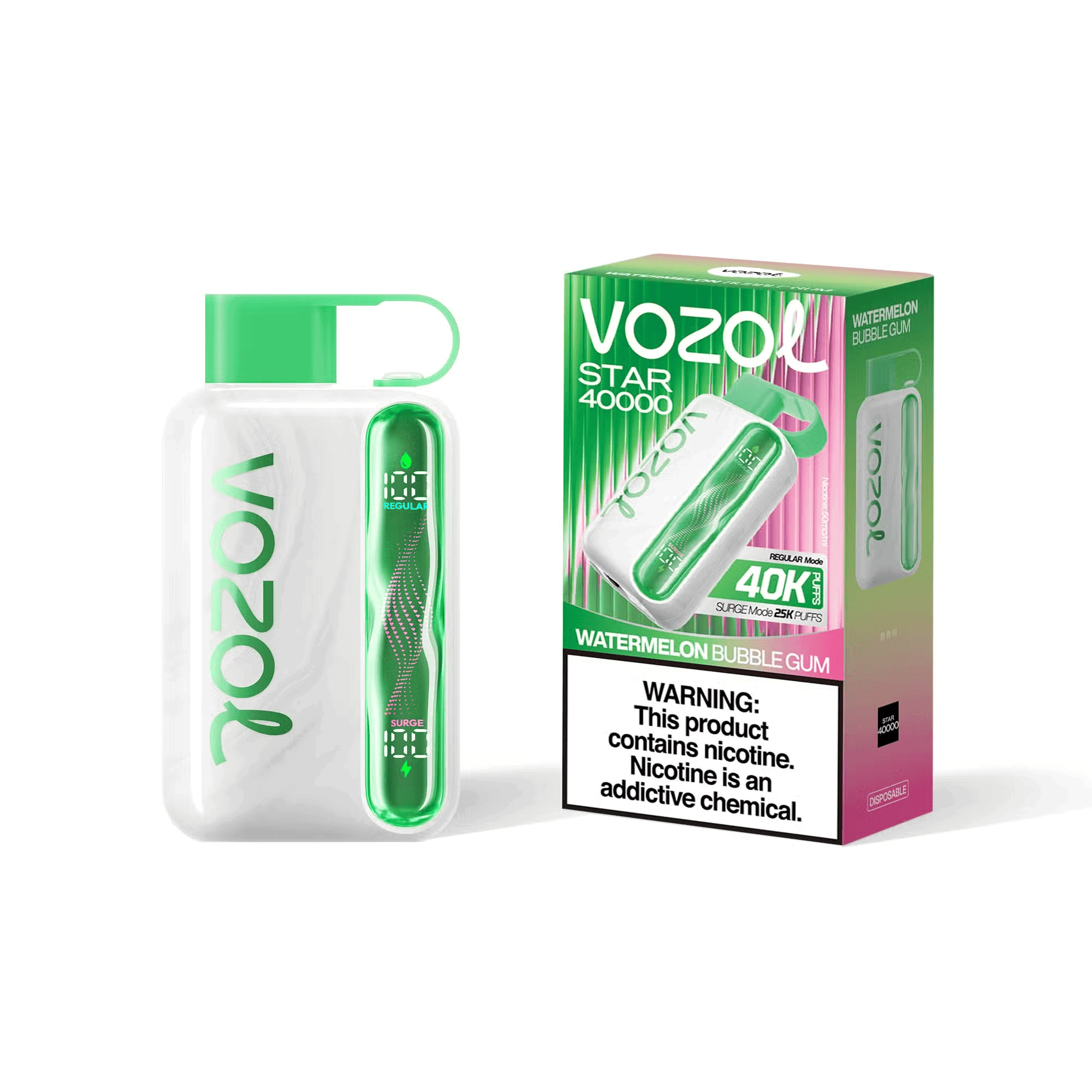 Vozol Star 40000 Watermelon Bubble Gum
