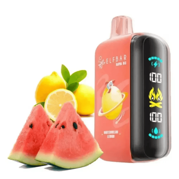 ELF BAR RAYA D3 25000 Watermelon Lemon