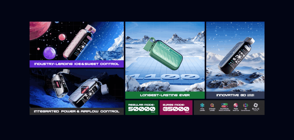 Vozol Gear Ice&Sweet 50k Blueberry Watermelon