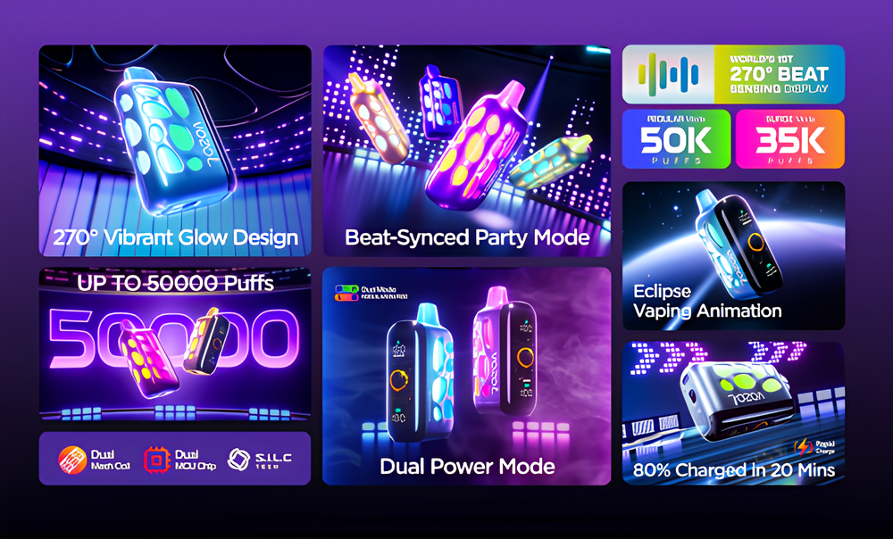 Vozol Rave 40000 Grape Ice