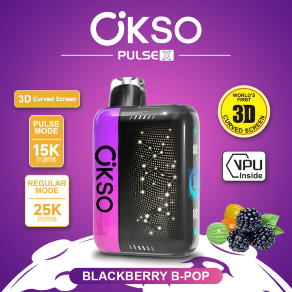 OKSO PULSE X 25000 Blackberry B-Pop