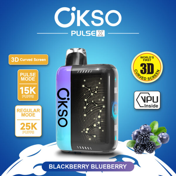 OKSO PULSE X 25000 Blackberry Blueberry