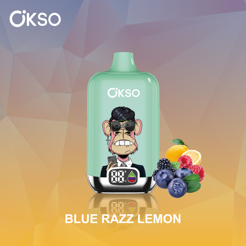 OKSO Digital 12000 Blue Razz Lemon