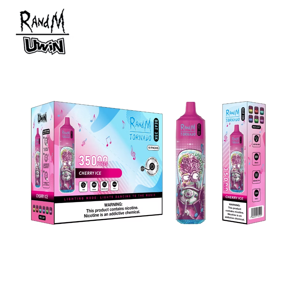 Uwin RandM Tornado Beat 35000 Cherry Ice – Bild 3