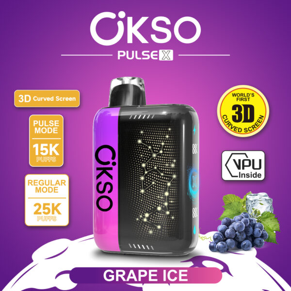 OKSO PULSE X 25000 Grape Ice