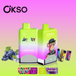 OKSO Double Flavor 60K Red Energy Ice/Grape Ice