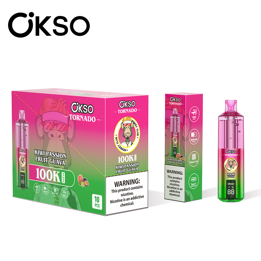 OKSO Tornado 100K Kiwi Passion Fruit Guava