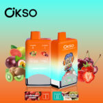 OKSO Double Flavor 60K Strawberry Cherry/Kiwi Passion Fruit Guava