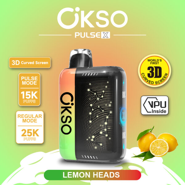 OKSO PULSE X 25000 Lemon Heads