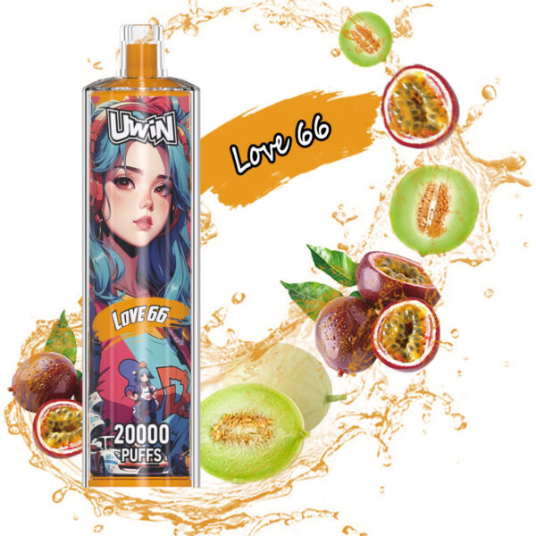 Uwin Shisha Hookah Crystal 20000 Love 66