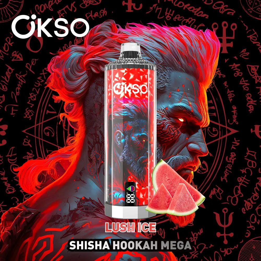 OKSO Shisha Hookah Mega 50k Lush Ice