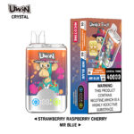 Uwin Crystal Twins 40000 Strawberry Raspberry Cherry/Mr Blue