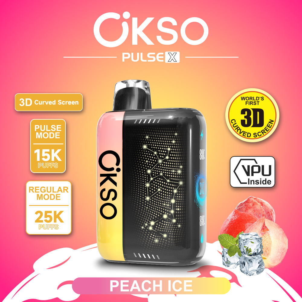 OKSO PULSE X 25000 Peach Ice