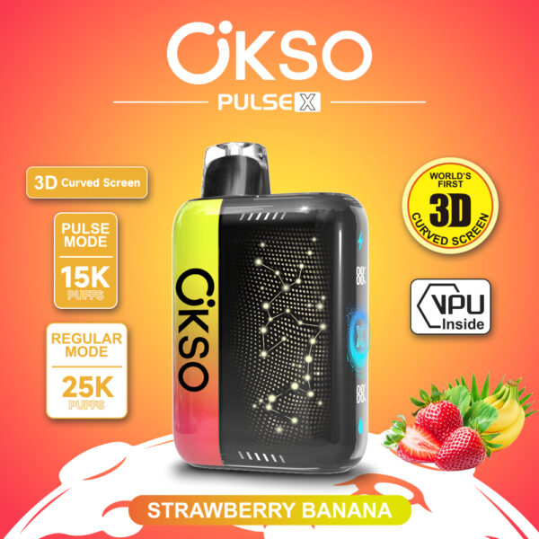 OKSO PULSE X 25000 Strawberry Banana
