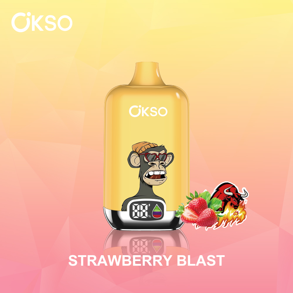 OKSO Digital 12000 Strawberry Blast