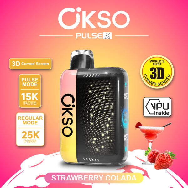 OKSO PULSE X 25000 Strawberry Colada