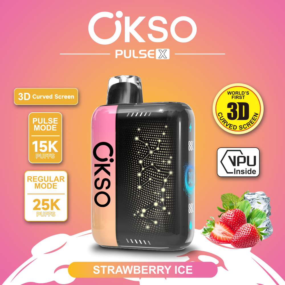 OKSO PULSE X 25000 Strawberry Ice