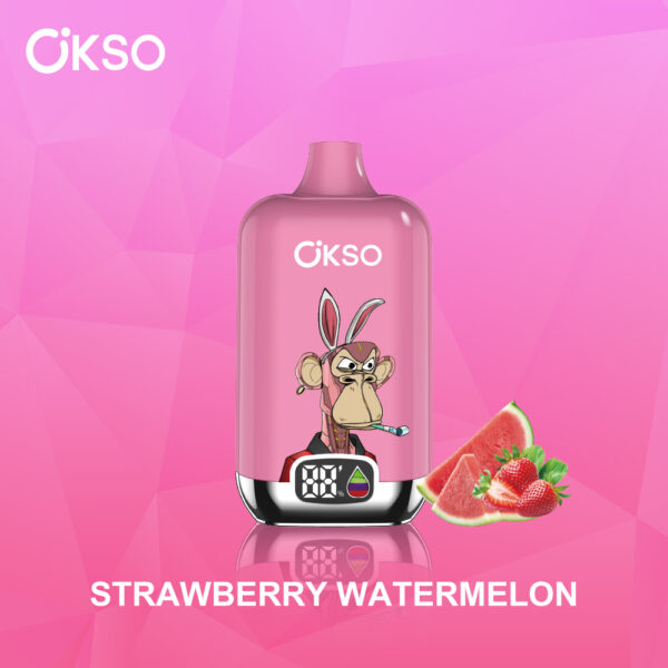 OKSO Digital 12000 Strawberry Watermelon