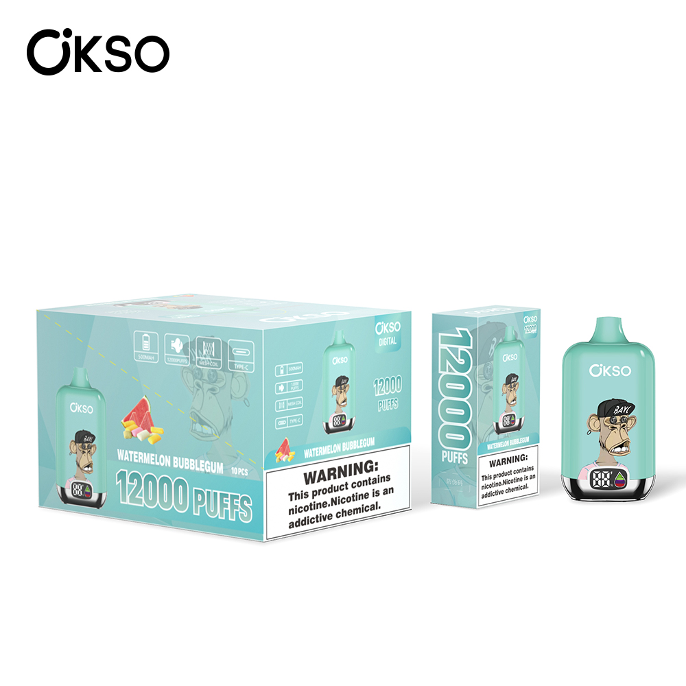 OKSO Digital 12000 Watermelon Bubblegum