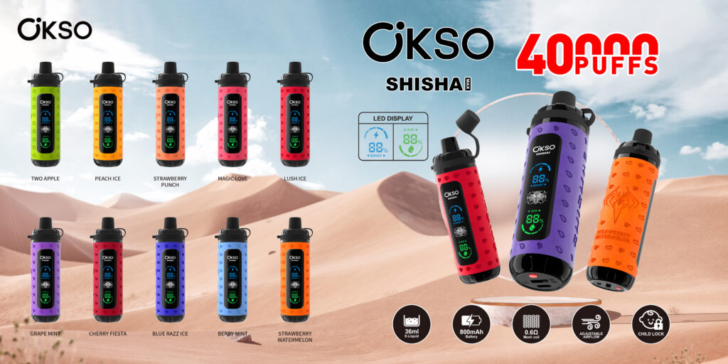 OKSO Shisha Max 40000 Strawberry Watermelon