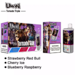Uwin Tornado Triple 60000 Cherry Ice/Strawberry Red Bull/Blueberry Raspberry