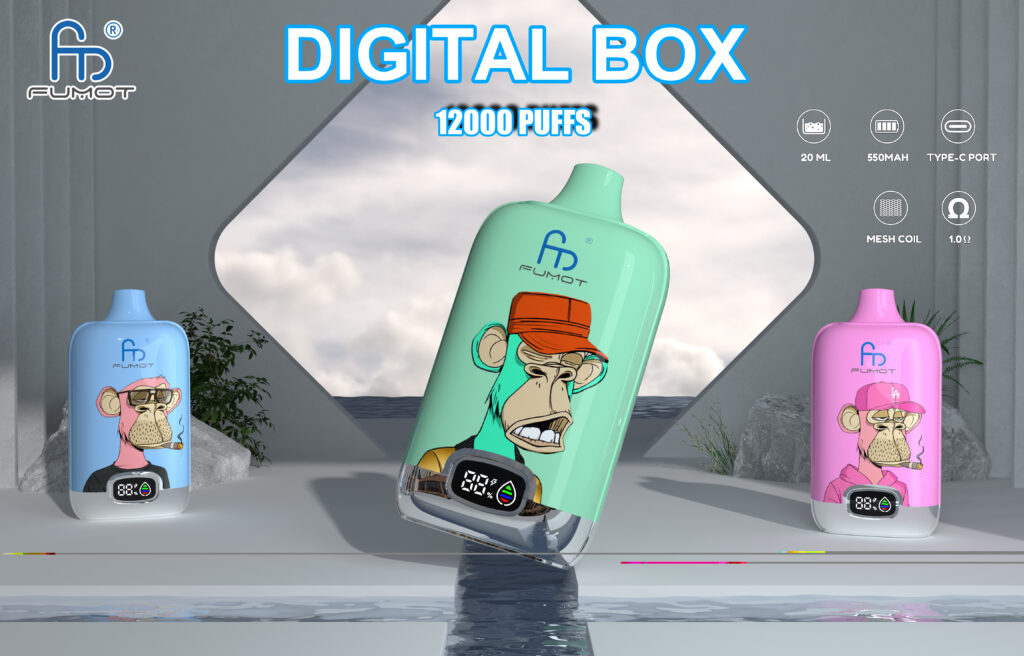 Fumot Digital Box 12000 Peach Mango