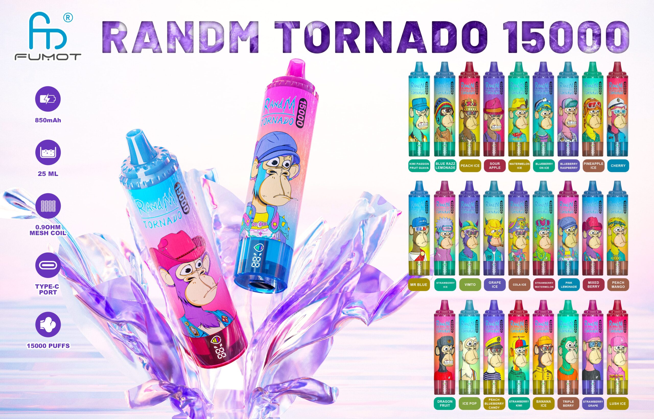 Fumot Tornado 15000 Banana Ice