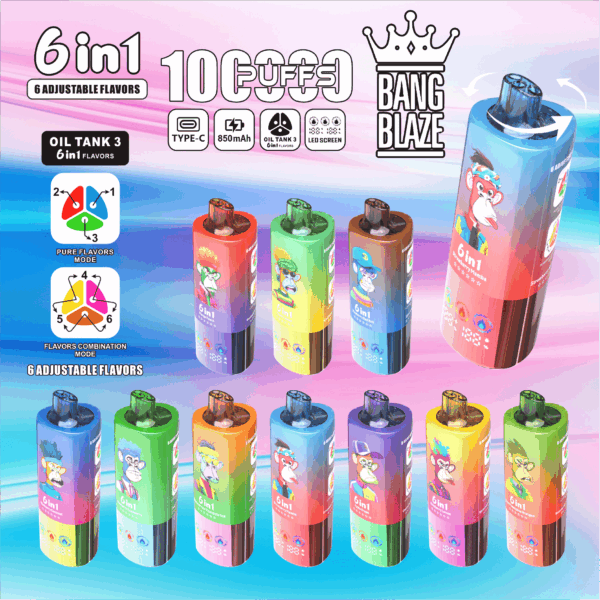 Bang Blaze 100K Watermelon Ice/Strawberry Mamba/Strawberry Watermelon