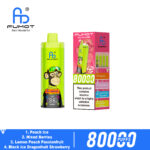 Fumot ECO 4in1 80K Peach Ice/Mixed Berries/Lemon Peach Passionfruit/Black Ice Dragonfruit Strawberry