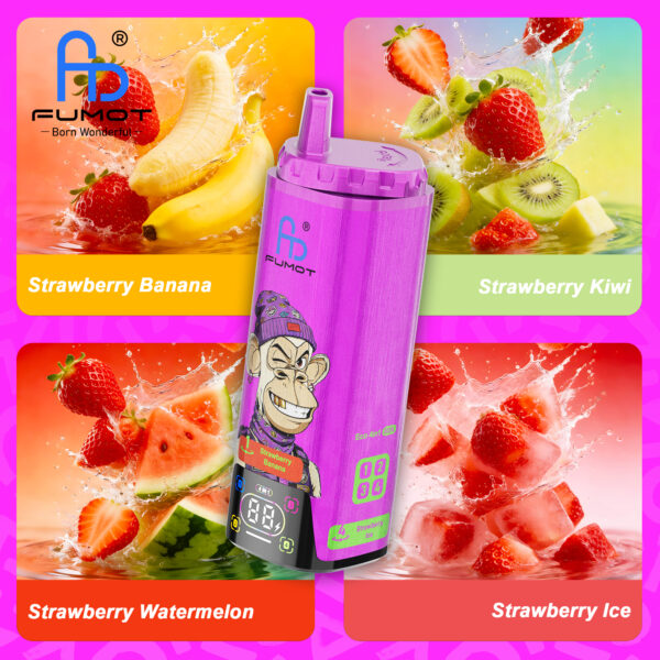 Fumot ECO 4in1 80K Strawberry Banana/Strawberry Kiwi/Strawberry Watermelon/Strawberry Ice