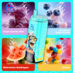 Fumot ECO 4in1 80K Grape Gummy Bear/Blueberry Hubba Bubba/Watermelon Bubblegum/Skittles