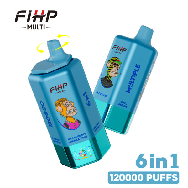 FIHP 120000 Strawberry Vanilla Coke/Pineapple Coconut/Blue Razz/Mixed Berries/Mango Peach/Blueberry Raspberry