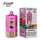 FIHP 120000 Strawberry Watermelon/Watermelon Ice/Red Bull/Strawberry Kiwi/Blueberry Ice/Lemon Lime – Bild 2