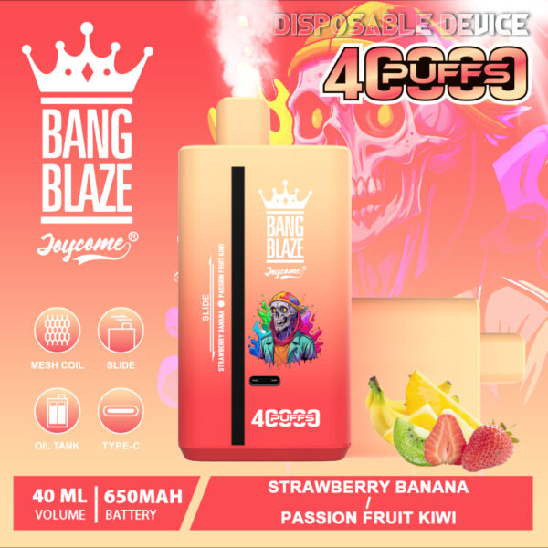 Bang Blaze 40000 Strawberry Banana/Passion Fruit Kiwi