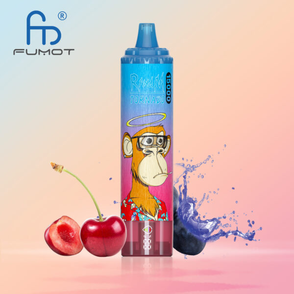 Fumot Tornado 15000 Blue Razz Cherry