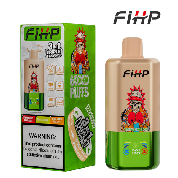 FIHP 60000 Strawberry Raspberry/Triple Melon/Sour Mango Pineapple