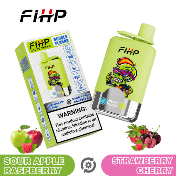 FIHP 40000 Sour Apple Raspberry/Strawberry Cherry