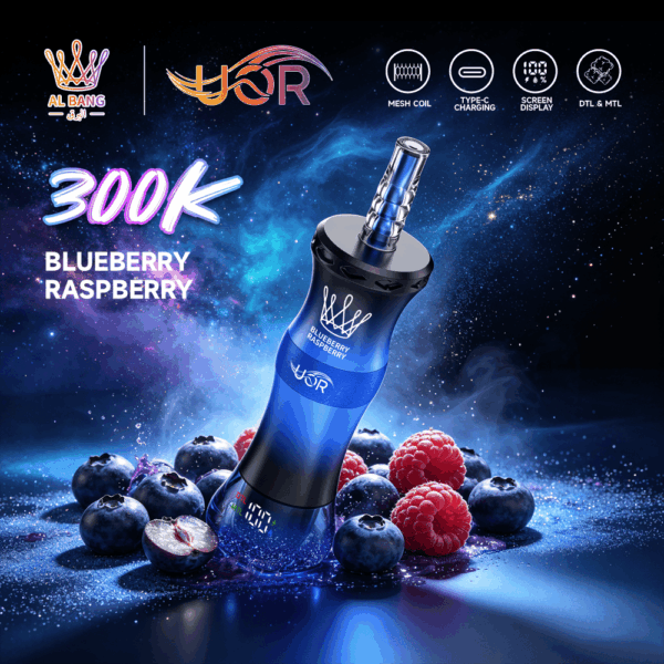 UOR AL BANG 300K Blueberry Raspberry