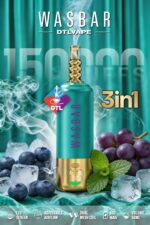 WASBAR DTL 150k Blueberry Ice/Grape Mint Ice