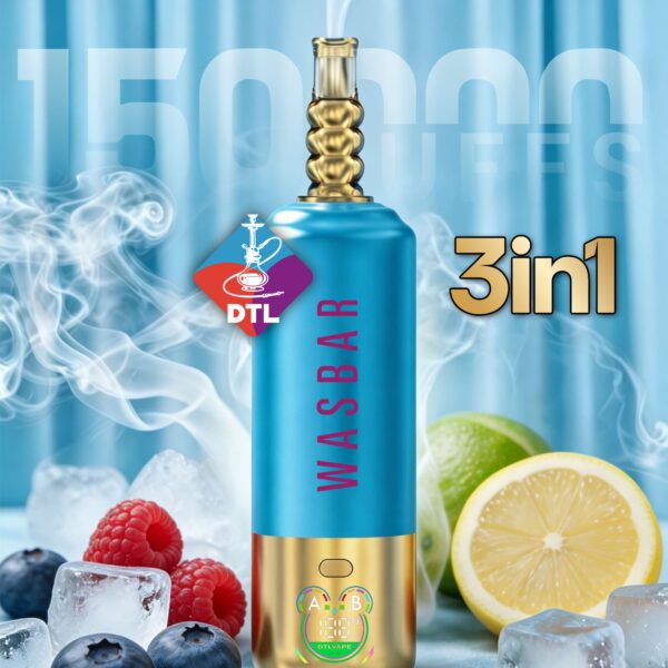 WASBAR DTL 150k Blueberry Raspberry/Lemon Lime