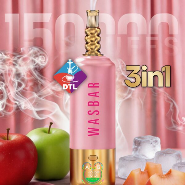 WASBAR DTL 150k Double Apple/Peach Ice