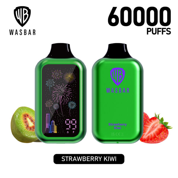 WASBAR 60K Strawberry Kiwi
