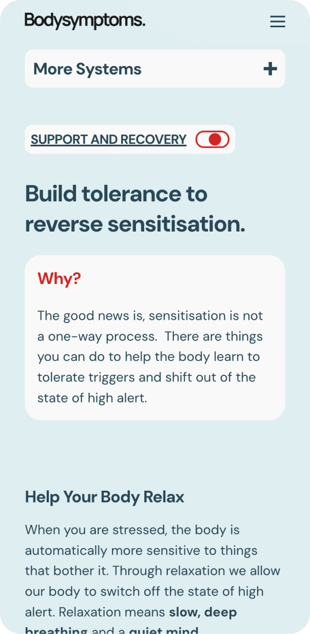 Example of health tip box, featuring a clear title, subtitle and answer in body copy