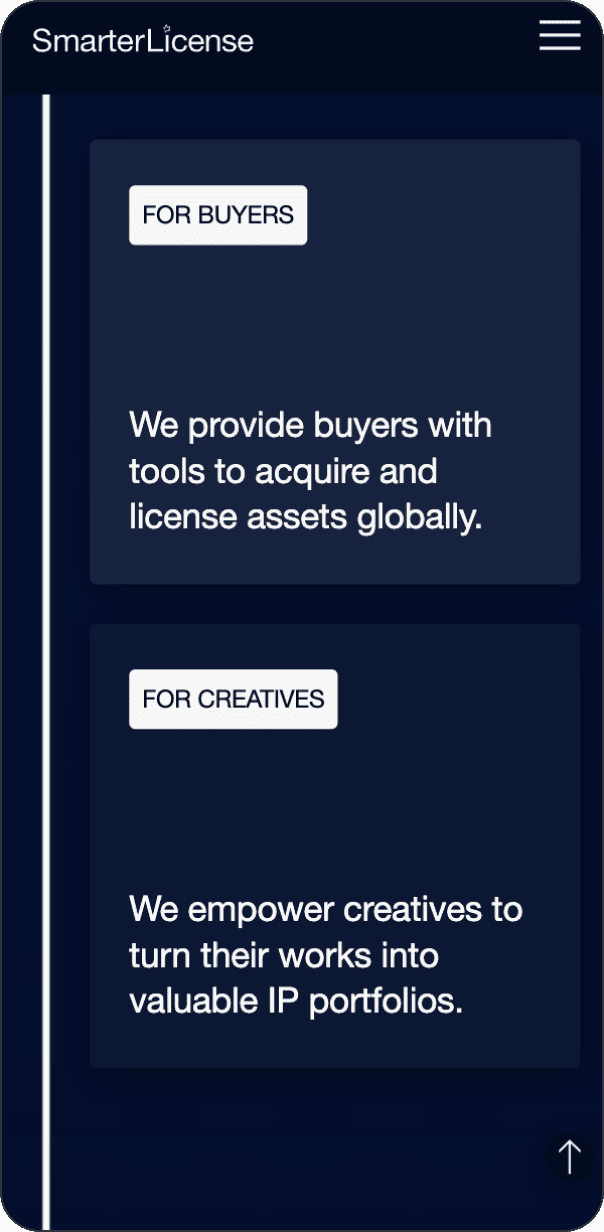 Example of benefits blocks, featuring repeated sticker tags