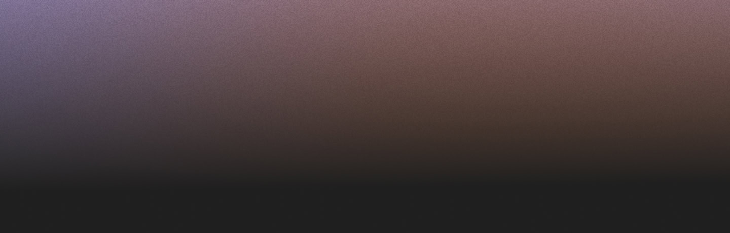 Gradient backdrop gently shifting from soft purple at the top to deep black at the bottom.